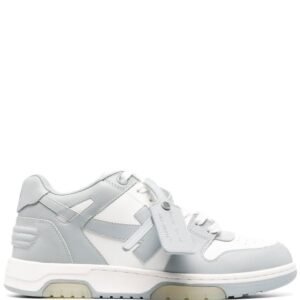 OFF-WHITE Out Of Office Low Grey White Off-White Heel Tab