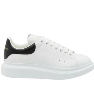 Alexander McQueen Oversized Ivory Black Leather