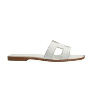 Hermes Oran sandal Blanc
