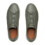 Zegna Triple Stitch Suede Sneakers - Image 2