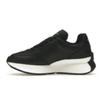 Alexander Mcqueen Oversized Graffiti Sprint Runner – Black White - Image 2