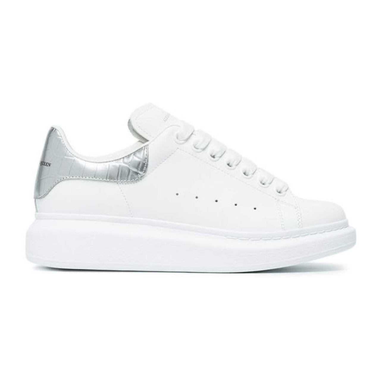 AlexanderMcQueenOversizedSneaker_WhiteSliver-1.png Alexander McQueen Oversized Sneaker 'White Sliver' - Image 1