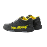 OFF-WHITE Out Of Office “ooo” Low Tops For Walking Black Yellow - Image 3