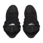 Lanvin ‘Curb’ Leather Blend Sneakers in Black - Image 3
