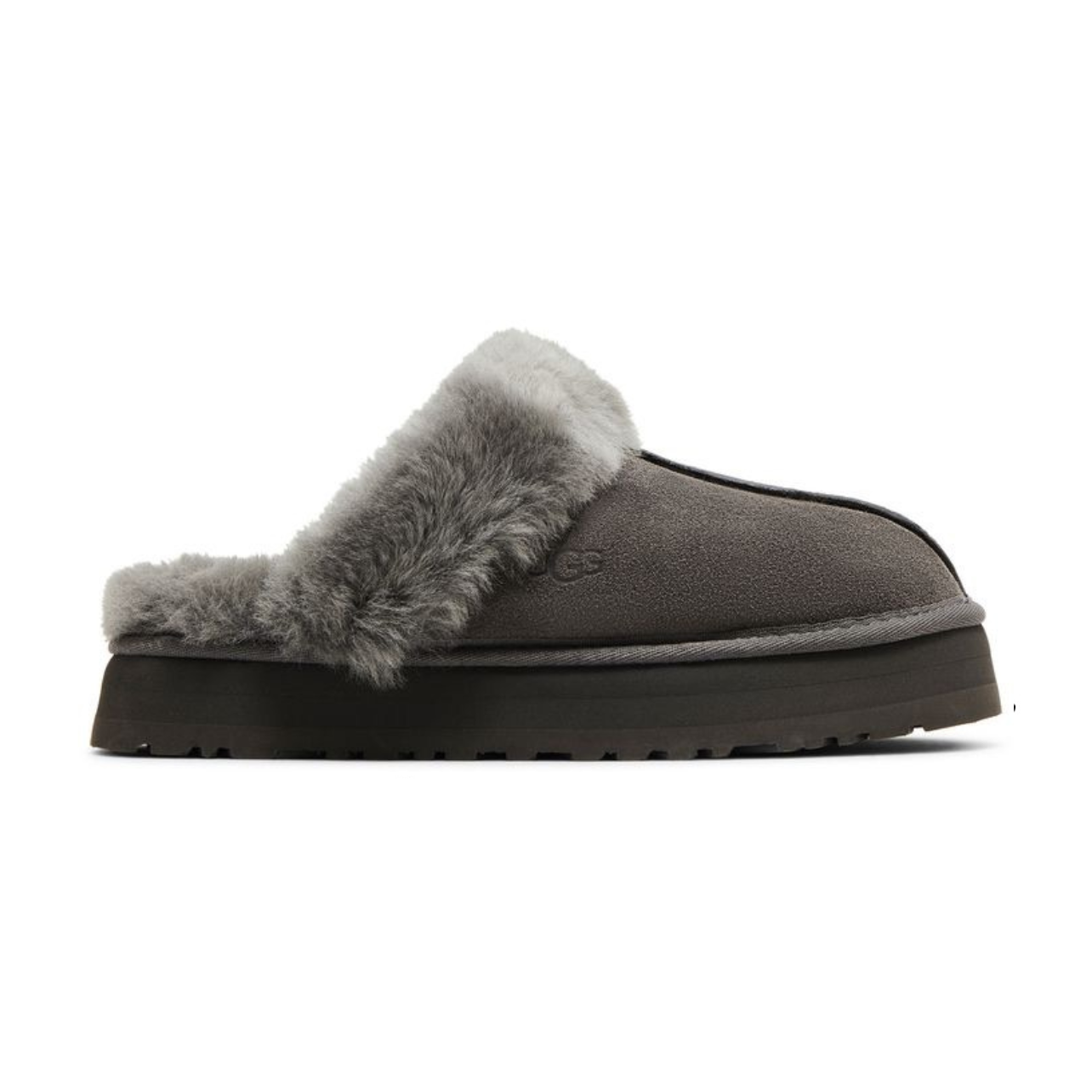 Ugg_Disquette_Slipper__Charcoal.png UGG Disquette Slipper – Charcoal - Image 1