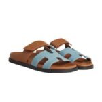 Hermes Chypre Sandal Bicolor/Denim - Image 2