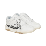 OFF-WHITE Out Of Office OOO low Tops for Walking for – White Black - Image 2
