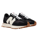 New Balance 327 – Black White Gum - Image 3