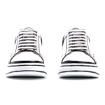 Alexander Mcqueen Oversized – White Black Outline - Image 3