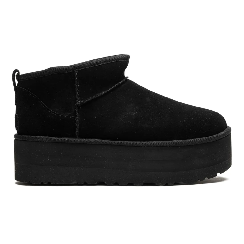 Untitled-design-2025-02-05T022255_071.png UGG Classic Ultra Mini Platform Black- Chestnut - Image 1