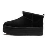 UGG Classic Ultra Mini Platform Black- Chestnut - Image 2
