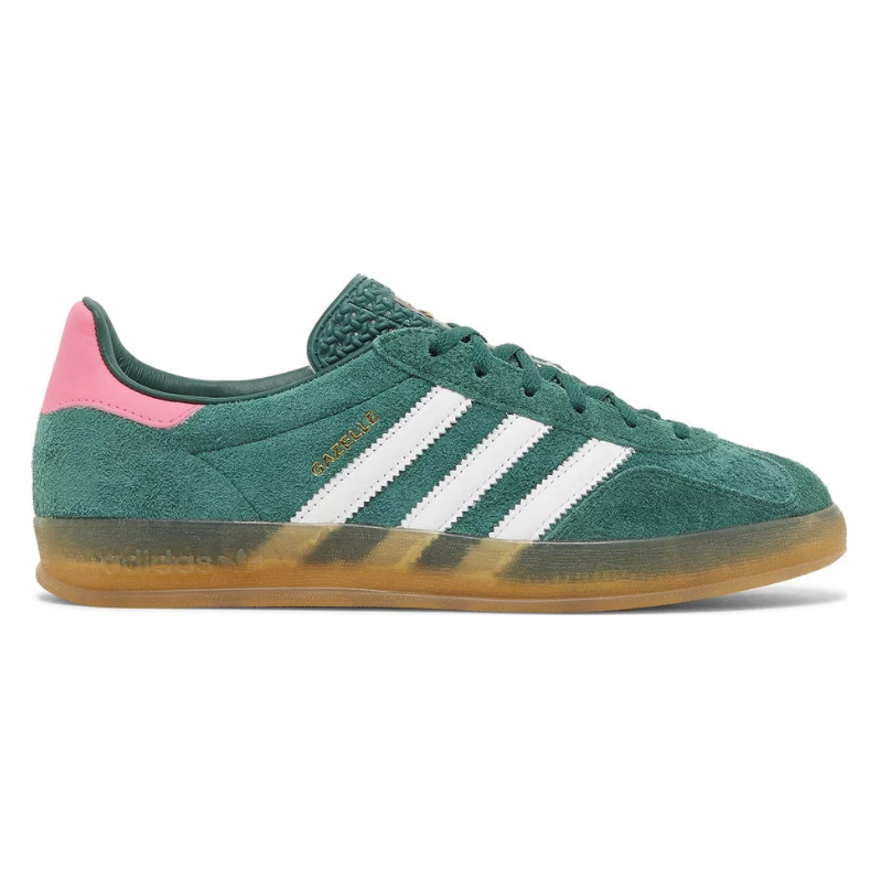Untitled-design-2025-02-08T221845.390.png Adidas Gazelle Indoor – Collegiate Green Lucid Pink - Image 1