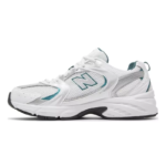New Balance 530 – White Silver Green - Image 2