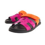 Hermes Chypre Sandal Rose Chapas / Orange Synthétique - Image 3
