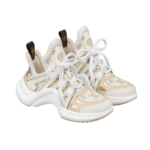 Louis Vuitton Archlight Sneakers ‘Beige Monogram Gold - Image 4