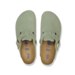 Birkenstock Boston Soft Footbed – Suede Green Tea - Image 3