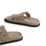 Hermes Chypre Sandal – Beige Mastic Calfskin Leather - Image 5