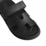 Hermes Chypre Sandal – Noir Calfskin Leather - Image 2
