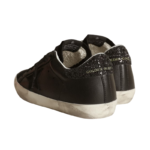 Golden Goose Superstar – Black Glitter Heel - Image 2