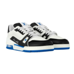 Louis Vuitton Trainer Low Top Skateboard Blue Black - Image 3