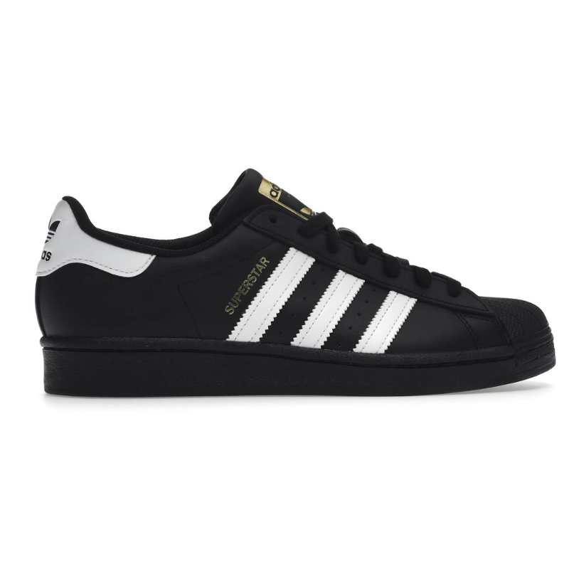 Untitled-design-2025-03-10T122445.740.png Adidas Superstar Core – Black Cloud White Gold - Image 1