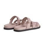 Hermes Chypre Sandal – Pink Suede - Image 3