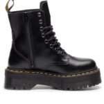 Dr. Martens Jadon Platform Boots Black Smooth Leather