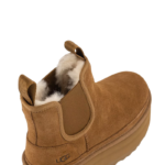 UGG Neumel Platform Chelsea Boot – Chestnut - Image 4