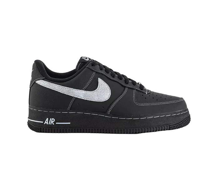IMG_7502 Air Force 1 07 Trainers Black Wolf Grey Black Black - Image 1