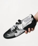 PUMA   SPEEDCAT   BALLET LACES   BLACK   WHITE WOMENS - Image 4