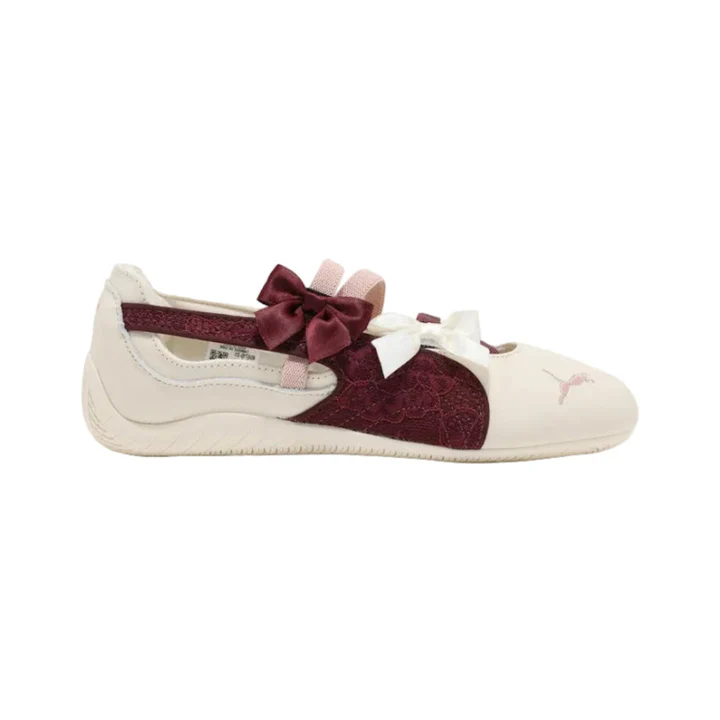 IMG_1088 PUMA Speedcat Ballet Lace women's Frosted Ivory Ruby Shimmer - Image 1