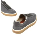 Loro   Piana   Tennis   Walk Sneaker   Suede   Calf   Split Obsidian   Grey - Image 7