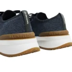 BRUNELLO   CUCINELLI   Cotton chiné   knit   sneakers - Image 3