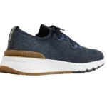 BRUNELLO   CUCINELLI   Cotton chiné   knit   sneakers - Image 4