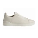 Zegna   Deerskin   Triple   Stitch White