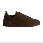 ZEGNA   DARK   BROWN   TRIPLE STITCH™   SECONDSKIN SNEAKERS