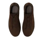 ZEGNA   DARK   BROWN   TRIPLE STITCH™   SECONDSKIN SNEAKERS - Image 2
