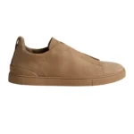 ZEGNA   BEIGE   TRIPLE STITCH™   SECONDSKIN SNEAKERS