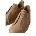 ZEGNA   BEIGE   TRIPLE STITCH™   SECONDSKIN SNEAKERS - Image 4